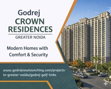 Greater Noida, Real Estate For Sale, 3 BR,  Godrej Crown Residences Greater Noida &ndash; Premium Homes