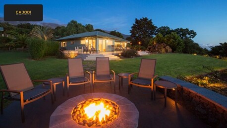 Houston, Construction, Durable Wood Burning Concrete Fire Pit For Outdoor Living