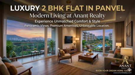 Navi Mumbai, Real Estate For Sale, Luxury 2 BHK Flat In Panvel | Modern Living At Anant Realty