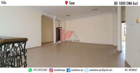 Saar, Villas, BHD 1000,  350 Sq. Meter,  Semi-furnished 5 Bedroom Villa, Saar - BD 1000 Excl WSSR067