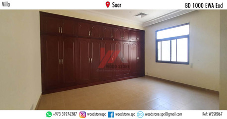 Saar, Villas, BHD 1000,  350 Sq. Meter,  Semi-furnished 5 Bedroom Villa, Saar - BD 1000 Excl WSSR067