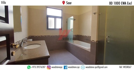 Saar, Villas, BHD 1000,  350 Sq. Meter,  Semi-furnished 5 Bedroom Villa, Saar - BD 1000 Excl WSSR067