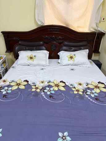 Jubail, Furniture, SAR 400,  Furniture For Sell, One Queen Size Bed With Cushion & One Cuboard