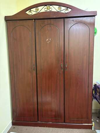 Jubail, Furniture, SAR 400,  Furniture For Sell, One Queen Size Bed With Cushion & One Cuboard