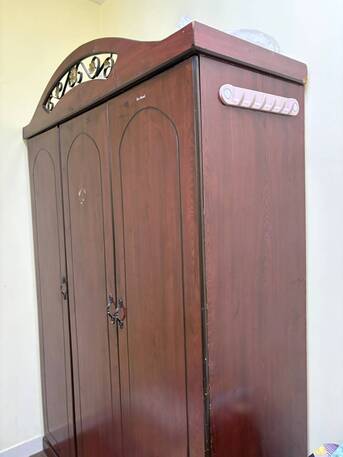 Jubail, Furniture, SAR 400,  Furniture For Sell, One Queen Size Bed With Cushion & One Cuboard