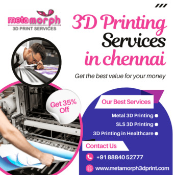 Chennai, Printing, Affordable 3D Printing Service In Chennai | Metamorph3dprint