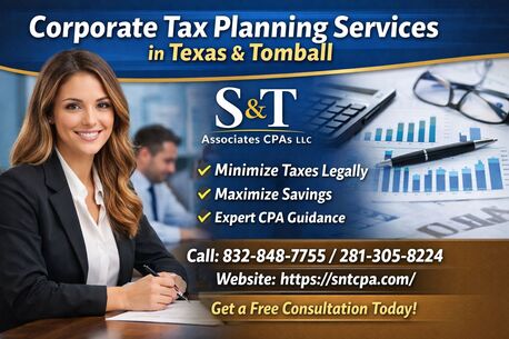 New York, Financial, Affordable Corporate Tax Planning Services In Texas | SNTCPA