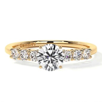 New York, Jewelry, USD 3157,  Premium Diamond Ring For Women IGI Certified Lab Grown Round Diamonds