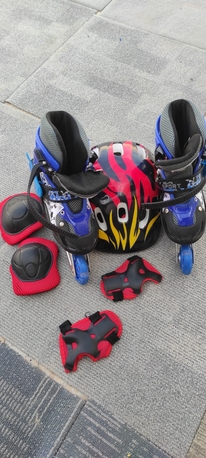 Riyadh, Baby & Kid Stuff, SAR 65,  Roller Skates With Safety Helmet