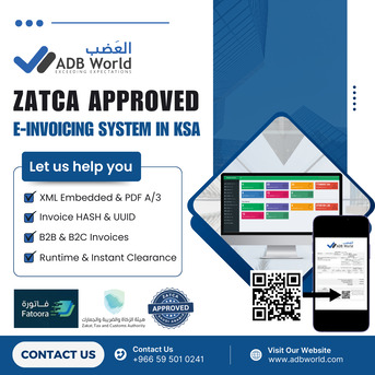 Riyadh, Computer, ZATCA Phase 1 & Phase 2 Compliant E-Invoicing Solution