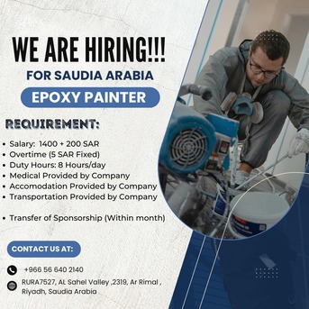 Riyadh, Jobs, Epoxy Painter