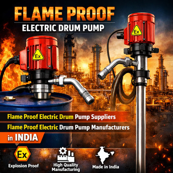 Ahmedabad, Wholesale Products, Flame Proof Electric Drum Pump Manufacturers In India | Giza Pumps