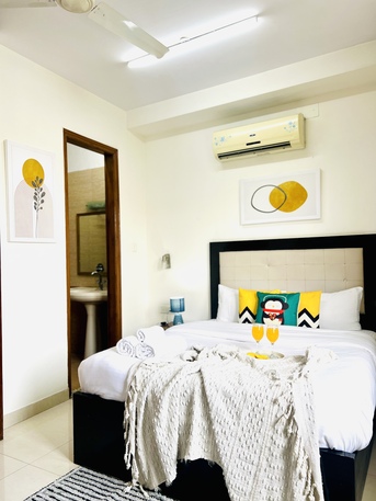 Mumbai, Apts/Flats Wanted, INR 8215/day,  Furnished,  1 BR,  600 Sq. Feet,  BluO 1BHK Defence Colony Market - Lift, Balcony