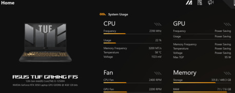 Riyadh, Tablet Computers, SAR 2200,  For Sale: ASUS TUF F15 Gaming Laptop &ndash; 12th Gen | RTX Graphics | Excellent Condition