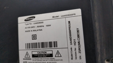 Al Aziziyah, Electronics, SAR 350,  Samsung LED TV 40"