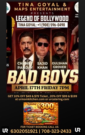 New York, Events, 🔥 LEGENDS OF BOLLYWOOD &ndash; LIVE IN CHICAGO! 🔥