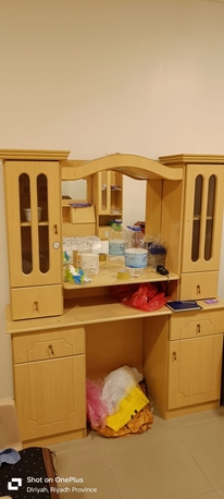 Ad Diriyah, Furniture, SAR 800,  Selling Complete Bedroom Furniture Set In Good Condition: ✅ Bed Frame ✅ Almirah (wardrobe)