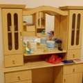 SAR 800,  Selling Complete Bedroom Furniture Set In Good Condition: ✅ Bed Frame ✅ Almirah (wardrobe)
