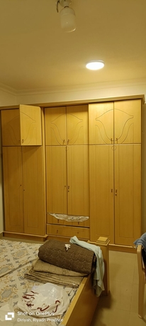 Ad Diriyah, Furniture, SAR 800,  Selling Complete Bedroom Furniture Set In Good Condition: ✅ Bed Frame ✅ Almirah (wardrobe)