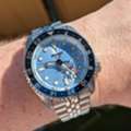 SAR 1300, Seiko 5 Sports GMT Ice Blue Limited Edition