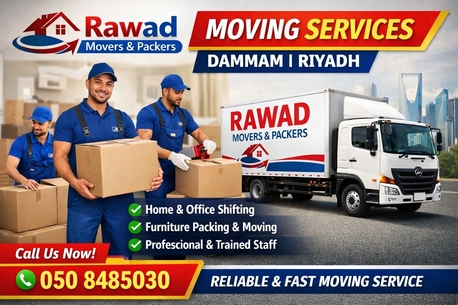 Riyadh, Relocation, &ldquo;Rawad Movers & Packers &ndash; सुरक्षित, तेज़ और भरोसेमंद शिफ्टिंग &