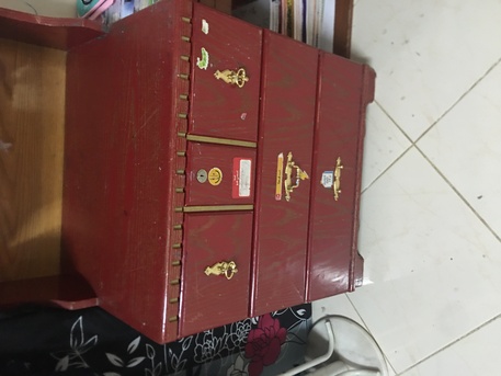 Al Malaz, Furniture, SAR 150,  Tall Bookshelf With Storage Cabinet, 3 Drawer And Open Shelves For Home Office