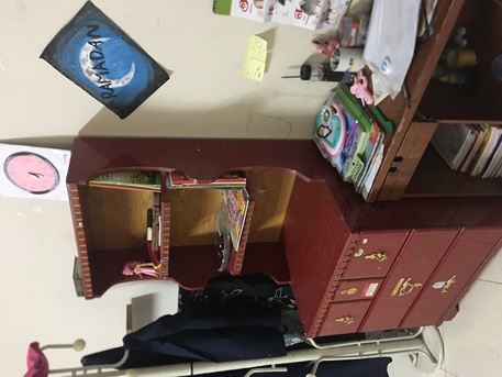 Al Malaz, Furniture, SAR 150,  Tall Bookshelf With Storage Cabinet, 3 Drawer And Open Shelves For Home Office