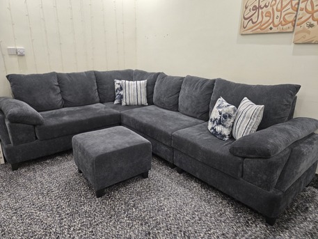Al Rehab, Furniture, SAR 1800,  New L Shape Sofa Set For Sale