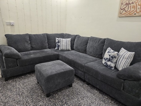 Al Rehab, Furniture, SAR 1800,  New L Shape Sofa Set For Sale