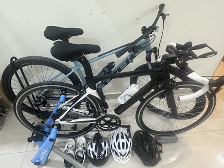 Dhahrat Laban, Bicycles, SAR 5500,  Trek Marlin 6 Mountain Bike And Leader Carbon Fiber Road Bike