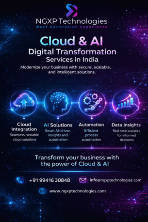 Kerala, Software Development, Top Cloud & AI Digital Transformation Services In India | NGXP