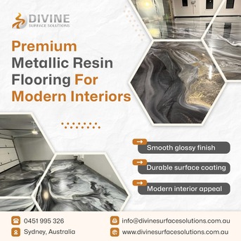 Sydney, Interior Design, Shop Durable Metallic Resin Flooring For Modern Interiors