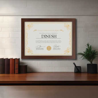 Bangalore, Collectibles, INR 595,  Framed Certificates