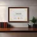 INR 595,  Framed Certificates