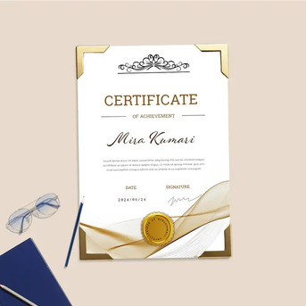 Bangalore, Collectibles, INR 600,  Frameless Certificate Frame
