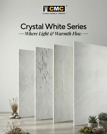 Mumbai, Materials, Crystal White Marble For Modern Luxury Interiors | CMC