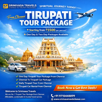 Chennai, Travel, Best Tirupati Tour Package From Chennai &ndash; Easy One Day Darshan Trip