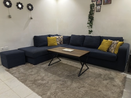 Jeddah, Furniture, SAR 600,  Modern L-Shape Sofa For Sale &ndash; Excellent Condition(7 Seater)