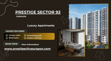 Gurgaon, Real Estate For Sale, 2 BR,  920 Sq. Feet,  Prestige Sector 92 Gurgaon &ndash; Elevate Everyday Living