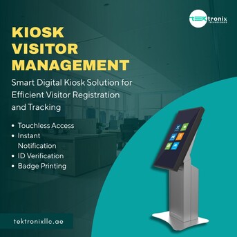 Dubai, Business, Secure Visitor Entry With Smart Kiosk Systems In UAE Workspaces