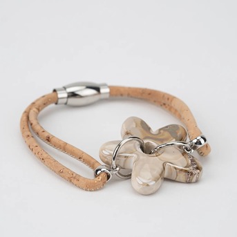 Lisbon, Fashion & Design, Bracelet Daisy With Natural Cork &ndash; RUTZ, LDA Elegance