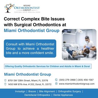 Miami, Dental, Correct Complex Bite Issues With Surgical Orthodontics At Miami Orthodontist Group