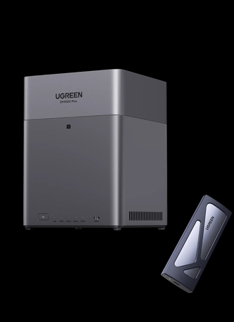 Khobar, Software, SAR 1000,  UGREEN NASync DH4300 Plus 4-bay, A76+A55 8 Core CPU, 8GB LPDDR4X, 2.5GbE LAN, 4K HDMI, Dis