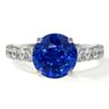 USD 10635,  Shop AAAAA Quality Lab Sapphire Diamond Rings For Sale At GemsNY