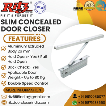 Lucknow, Heavy Equipment, Slim Concealed Door Closer