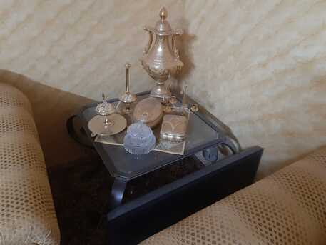 Riyadh, Furniture, SAR 1500,  A Luxury Majlis 7 Seated Sofa Set In Excellent Condition With Central / 2 Side Tbls