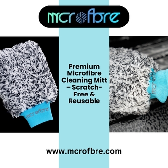 London, Clothing & Accessories, Premium Microfibre Cleaning Mitt &ndash; Scratch-Free & Reusable