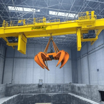 Ghaziabad, Construction, Reliable Grab Bucket EOT Crane Solutions