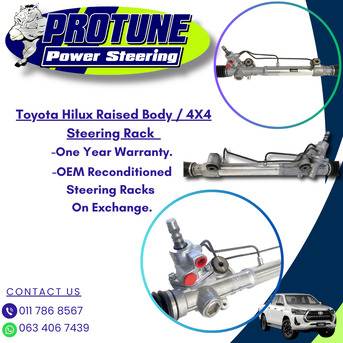 Johannesburg, Auto Parts, ZAR 1234,  Toyota Hilux Raised Body 4X4 - OEM Reconditioned Steering Racks