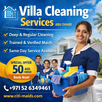 Abu Dhabi, Cleaning, Villa Cleaning Services In Abu Dhabi